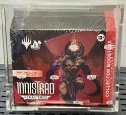 BRAND NEW Innistrad Remastered in Plexiglass Case! Collectors Boosters (12) Box! - Image 1