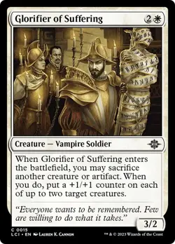 GLORIFIER OF SUFFERING x4 mtg NM Lost Caverns of Ixalan 4 Common - Image 1