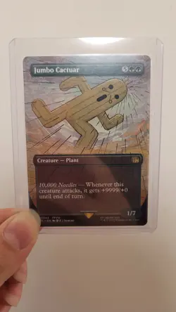 MTG Jumbo Cactuar Borderless Non-Foil 0343 Final Fantasy Near Mint - Rare - Image 3