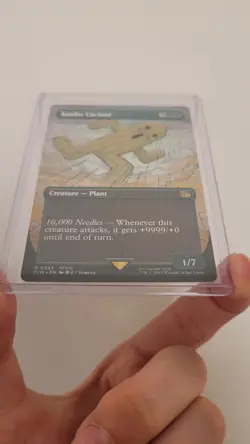 MTG Jumbo Cactuar Borderless Non-Foil 0343 Final Fantasy Near Mint - Rare - Image 4