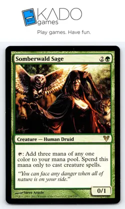 Avacyn Restored #194 Somberwald Sage - Moderately Played - Image 1