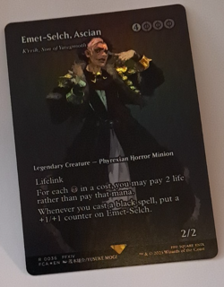 Emet-Selch, Ascian FOIL NM FINAL FANTASY XIV FFXIV FCA Magic the Gathering MTG - Image 1