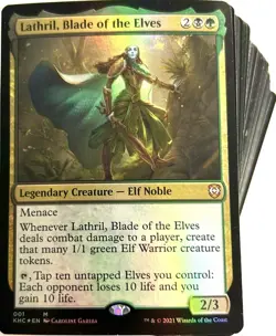 ***Custom Commander Deck*** Lathril, Blade of the Elves - Aggro Elves - EDH Elf - Image 1