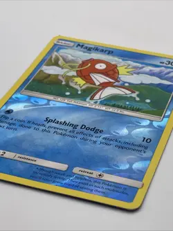 REVERSE HOLO Pokemon Sun & Moon Burning Shadows TCG Card Magikarp 32/147 - Image 3