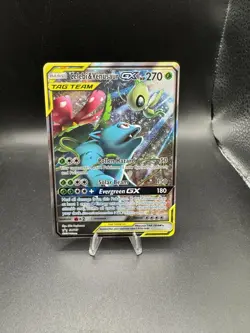 Celebi & Venusaur GX LP SM167 Sun & Moon Promo 167 Pokemon TCG Holo - Image 1