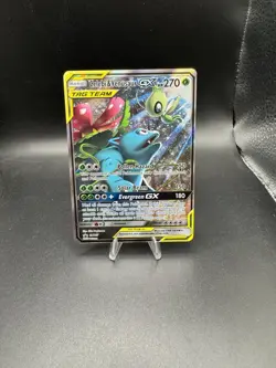 Celebi & Venusaur GX LP SM167 Sun & Moon Promo 167 Pokemon TCG Holo - Image 2