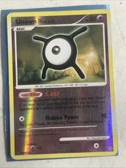 Unown X 71/132 Reverse Holo Uncommon Secret Wonders Pokemon TCG - Image 1