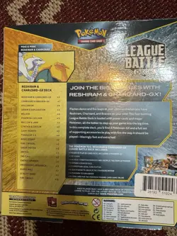 Pokemon Reshiram Charizard GX League Battle Deck Sealed New - Image 2
