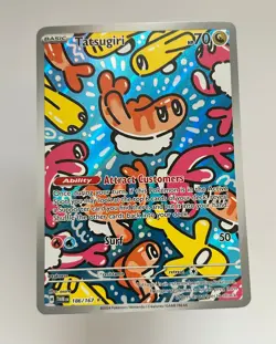 Pokemon TCG Tatsugiri 186/167 Sv06: Twilight Masquerade Holo - Image 1