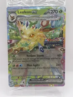 Pokemon TCG - Leafeon ex - (Prismatic Evolutions Stamp) 006/131 Holo SEALED - Image 1
