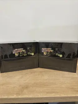 Pokemon TCG: Sword & Shield Zacian Zamazenta ETB Plus Elite Trainer Box Set Mint - Image 2