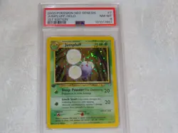 2000 POKEMON NEO GENESIS 1ST EDITION #7 JUMPLUFF-HOLO PSA 8 - Image 4