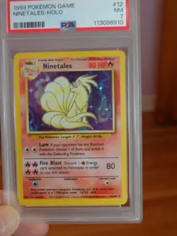 1999 POKEMON GAME #12 NINETALES-HOLO - Image 3
