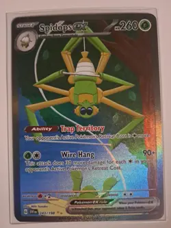 Pokemon TCG Spidops ex Scarlet & Violet Base Set 243/198 Holo Special... - Image 1