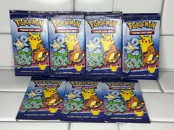 2021 Pokemon 25th Anniversary McDonald’s Booster Packs X7 Packs - Rare - Image 1