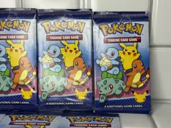 2021 Pokemon 25th Anniversary McDonald’s Booster Packs X7 Packs - Rare - Image 3