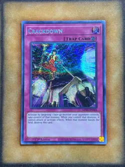 Yugioh Crackdown MP20-EN084 Secret Rare 1st Ed LP - Image 1