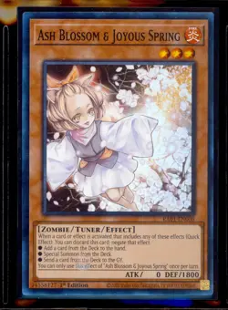 * 3X ASH BLOSSOM & JOYOUS SPRING 3X * 1ST EDITION SUPER RARE RA01-EN008 YUGIOH! - Image 1