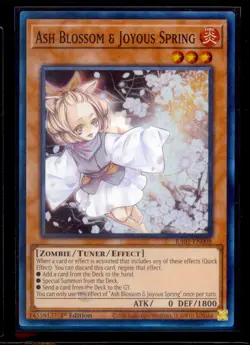 * 3X ASH BLOSSOM & JOYOUS SPRING 3X * 1ST EDITION SUPER RARE RA01-EN008 YUGIOH! - Image 2