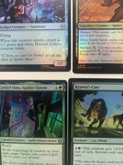 MTG Spider-Man Card Bundle FOIL collectors - Image 4