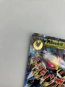 M Beedrill EX XY158 HP/MP XY Black Star Promo Heavily Played Pokemon Card Mega - Image 2