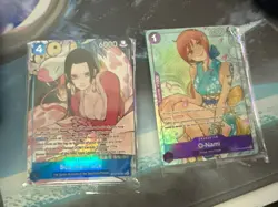 Boa Hancock And O- Nami One Piece Card Game sealed promo - Image 1