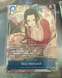Boa Hancock And O- Nami One Piece Card Game sealed promo - Image 3