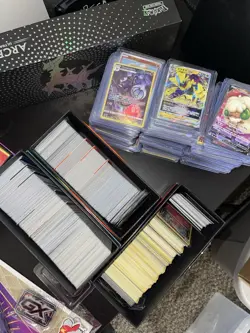 TCG Pokemon Cards Uncommon Common Lot With Boxes And Accessories - Image 5