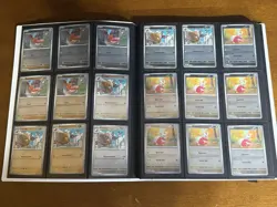 160 MEGA EVOLUTION HOLOS & REVERSE HOLOS POKEMON CARDS + NEW BLACK BOLT BINDER - Image 2