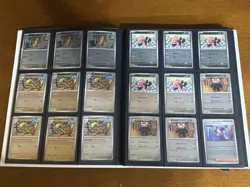 160 MEGA EVOLUTION HOLOS & REVERSE HOLOS POKEMON CARDS + NEW BLACK BOLT BINDER - Image 4