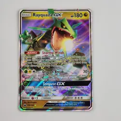 Rayquaza GX 109/168 Sun & Moon - Celestial Storm Holo Pokemon TCG Card HP 2018 - Image 1