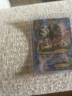 Pokemon Mega-Mewtwo-EX TCG Full Art Holo Card Breakthrough 159/162 Ultra Rare - Image 2