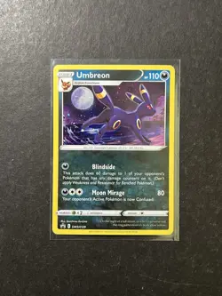 Umbreon SWSH129 Holo Rare Black Star Promo Pokemon Card SWSH BSP PTCG NM - Image 1