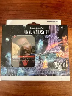 Final Fantasy Trading Card Game Custom Starter Set XIII - Open Box - Mint - Image 1
