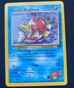 Pokemon TCG Magikarp Card Misty's Gym Challenge, Regular 88/132 (LP) - Image 1