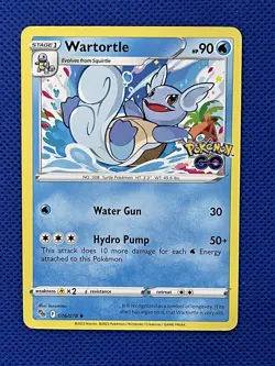 Pokemon 3 Card Set | Full Art Blastoise GX, Wartortle, Squirtle | Near Mint - Image 4