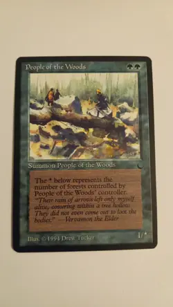 People of the Woods EX The Dark MTG Magic the Gathering - Image 1