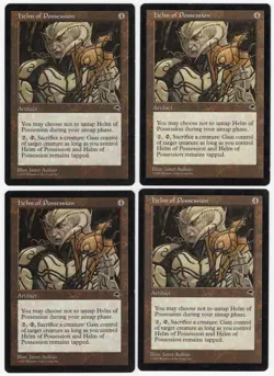Helm of Possession x4 4x 1997 Tempest PLAYSET Colorless Artifact MTG SP - NM AZ1 - Image 1