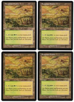 Sungrass Prairie x4 4x 2001 Odyssey PLAYSET Colorless Rare Land MTG NM AZ1 - Image 1