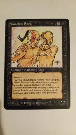 Nameless Race LP The Dark MTG Magic the Gathering - Image 1