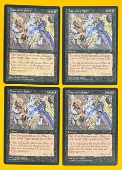 MTG KAERVEK'S SPITE (x4) Visions (OldManMTG 010-650) - Image 1