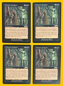 MTG VOLRATH'S DUNGEON (x4) Exodus (OldManMTG 011-596) - Image 1