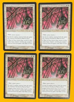 MTG WALL OF NETS (x4) Exodus (OldManMTG 011-599) - Image 1