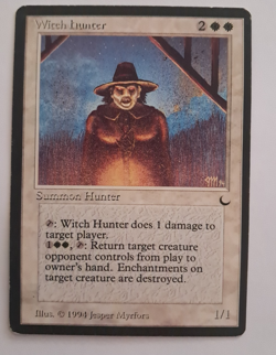 Witch Hunter MP The Dark MTG Magic the Gathering - Image 1
