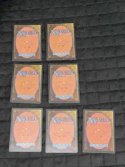 7 X Forest Beta Edition Magic The Gathering LP MP HP MTG All Three Illustrations - Image 2