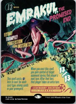 Emrakul, the Promised End (Showcase) 481 Innistrad Remastered NM FOIL MTG - Image 1