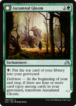 X4 Autumnal Gloom Shadows over Innistrad LP/NM MTG Magic DNA GAMES - Image 1