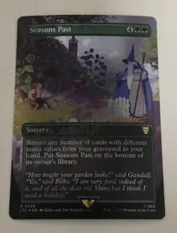 Seasons Past (Borderless) Commander: The Lord of the Rings Foil - Image 1
