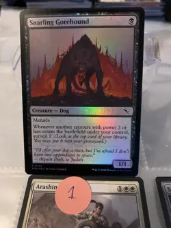 FOIL - MTG Snarling Gorehound 105 - Murders at Karlov Manor - Image 1