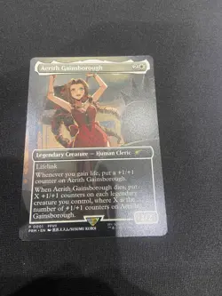 Aerith Gainsborough (Borderless) Final Fantasy MTG RC Promo NM - Image 2